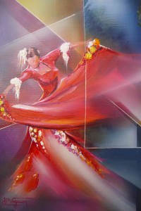 Danseuse de flamenco